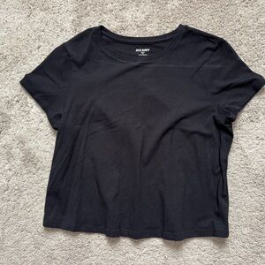 Old Navy Black Bestee Crewneck T-Shirt XL Short Sleeve Basic
